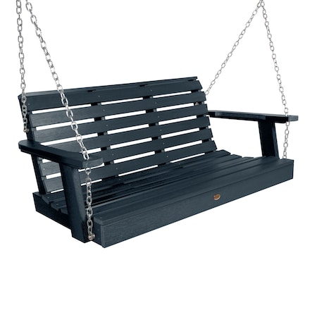 Highwood Usa 4ft Weatherly Porch Swing Outdoor Furniture for Patio, Backyard, Garden AD-PORW2-FBE